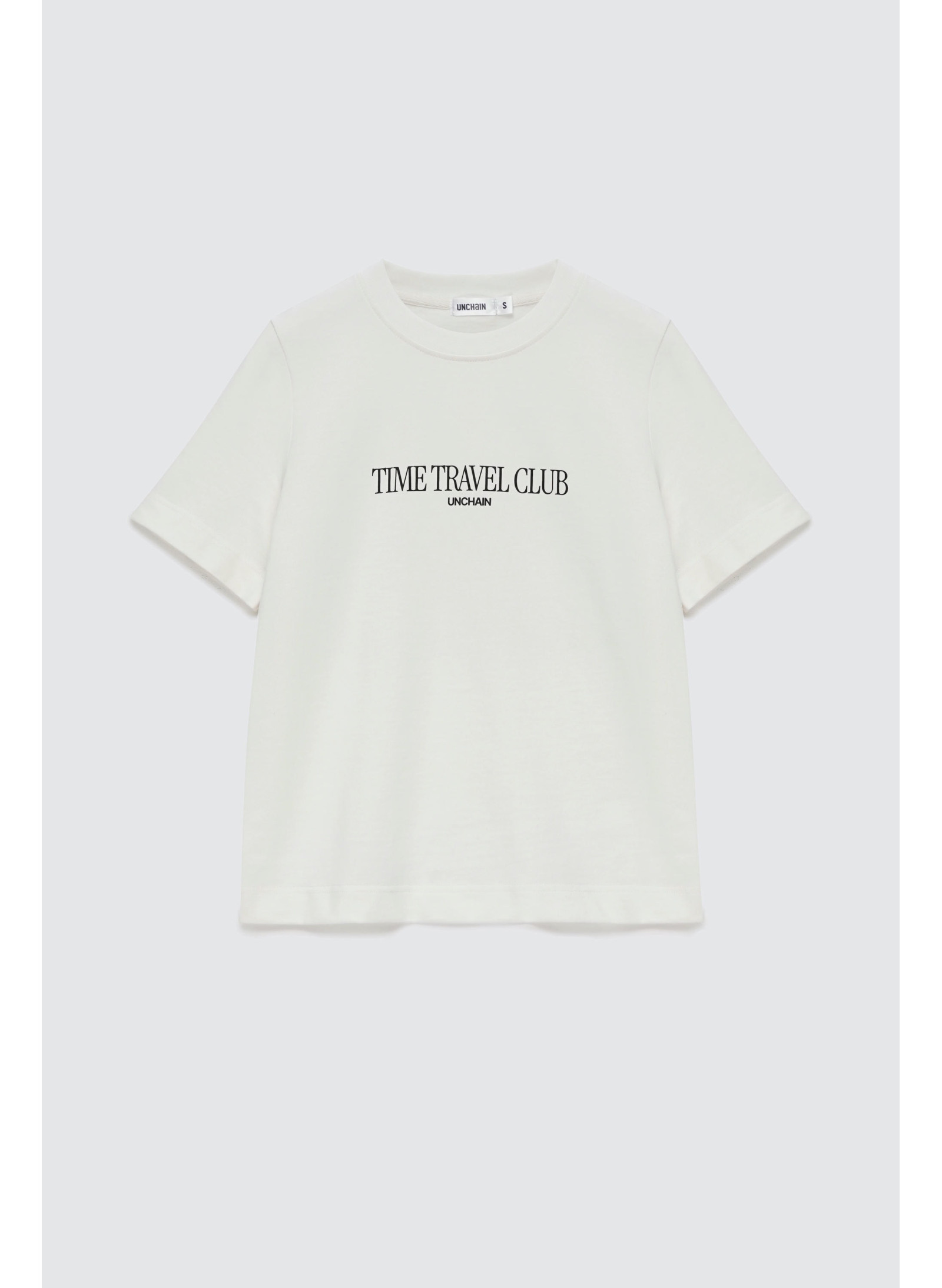Футболка жіноча молочна "Time Travel Club" 