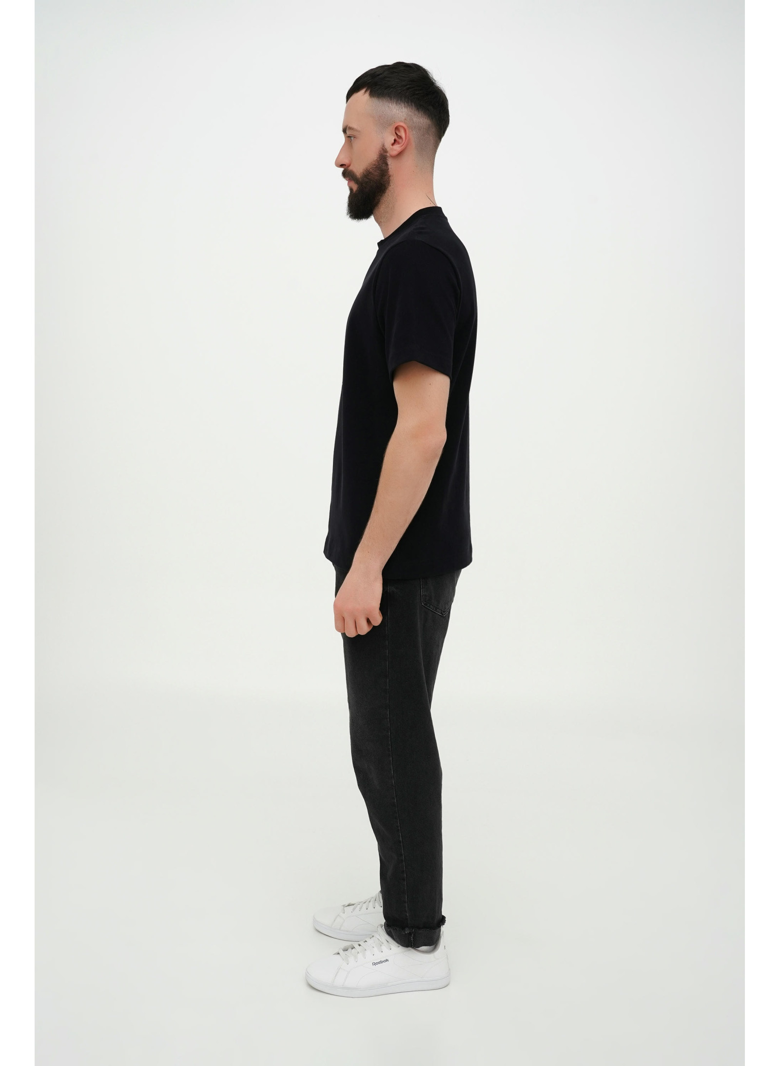 Футболка чоловіча чорна "скребло" 